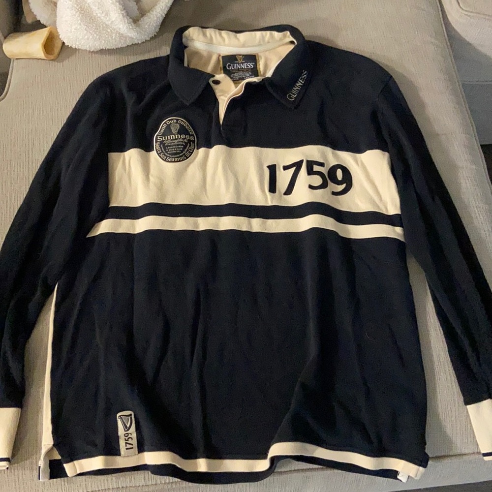 Guinness rugby jersey